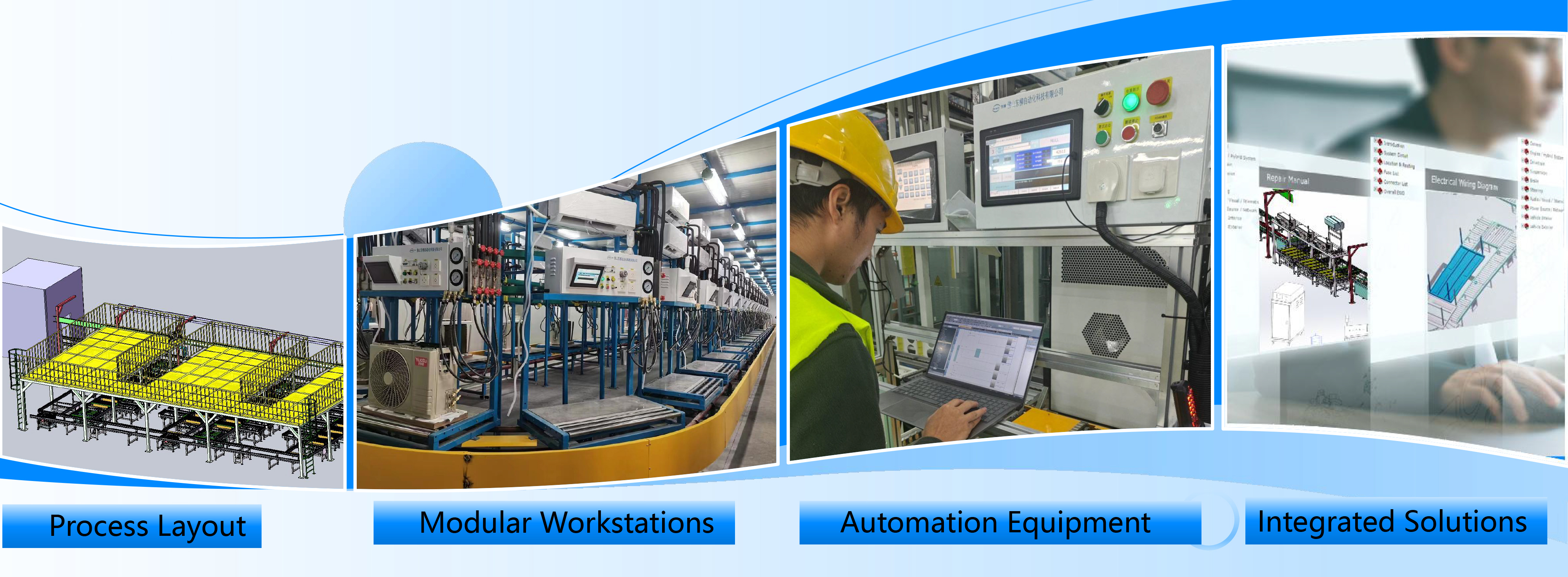 qualità catena di montaggio del condizionatore d'aria fabbrica